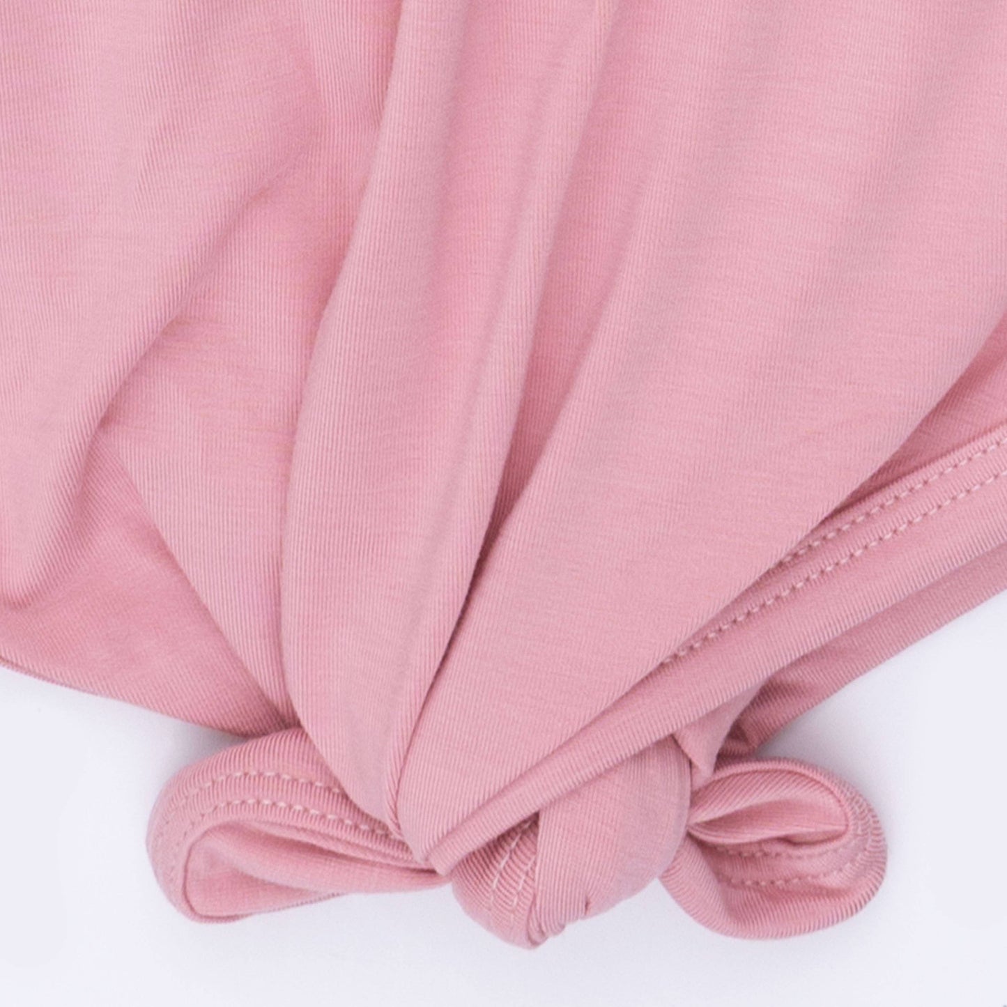 Angel Dear | Solid Rose Elegance - Knotted Gown and Headband