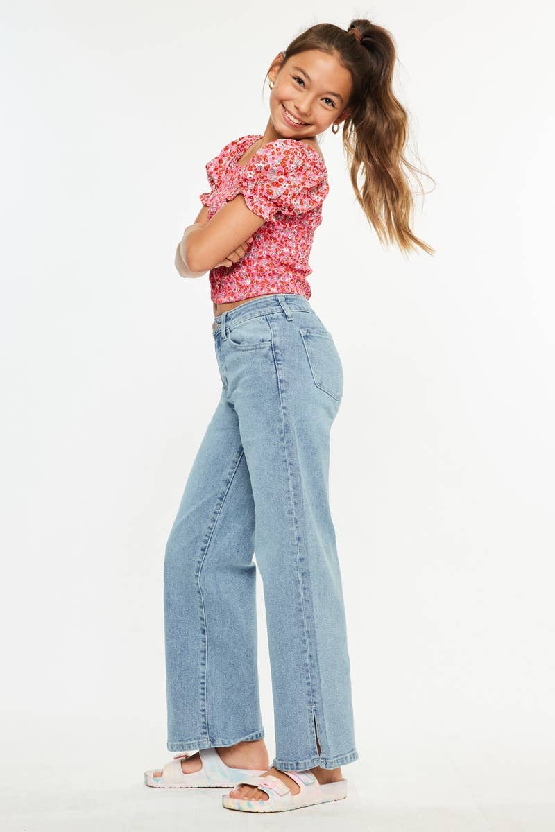 Kan Can USA - Aurora High Rise Wide Leg Jeans