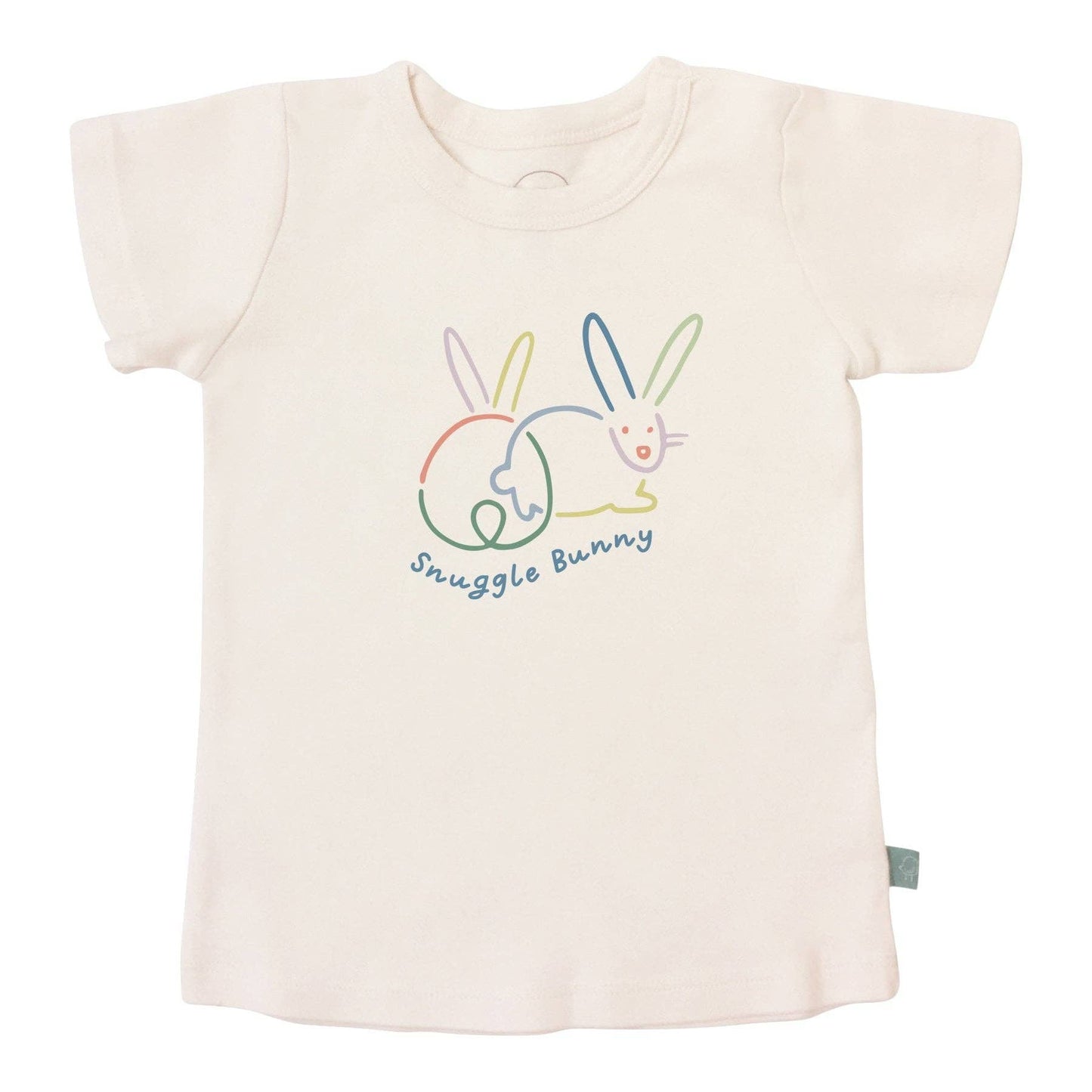 Finn + Emma - kid toddler graphic tee | organic snuggle bunny