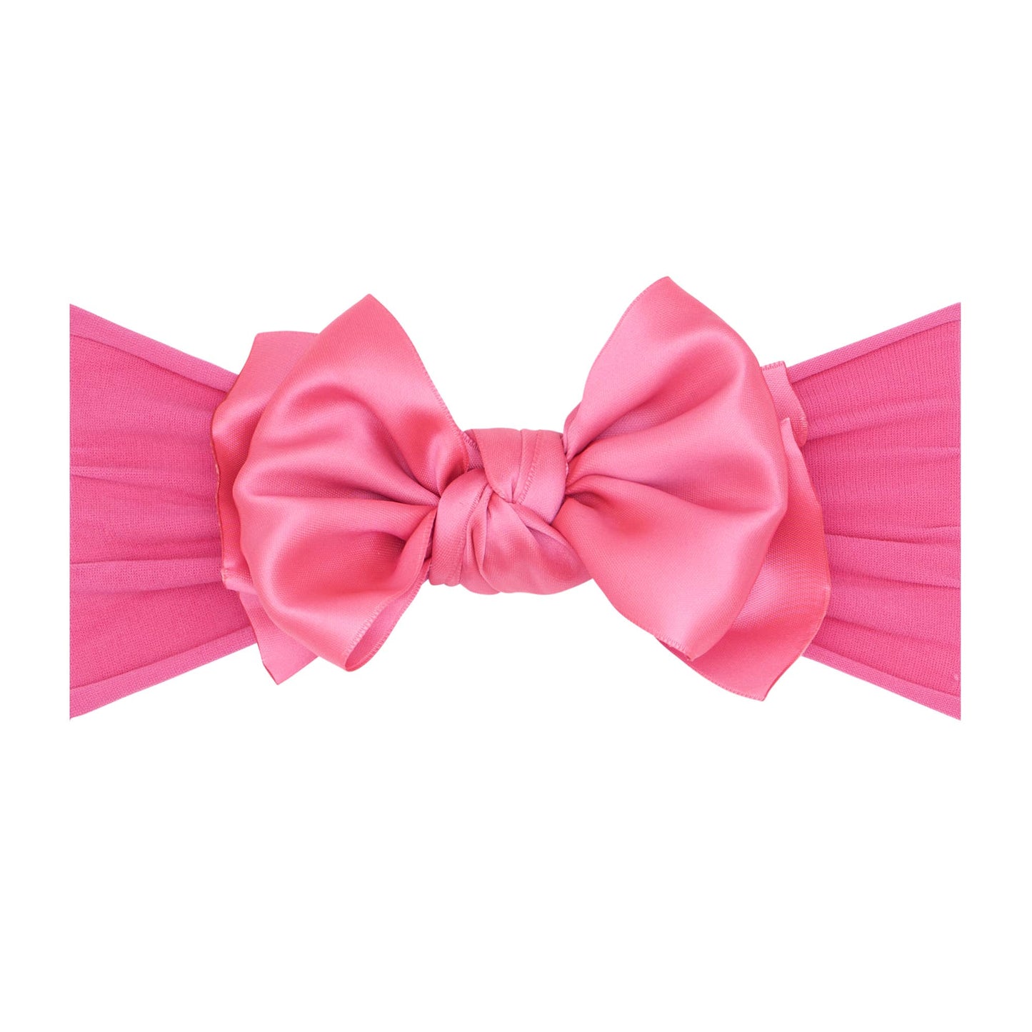 Baby Bling® Satin FAB® soft nylon headband with satin bow