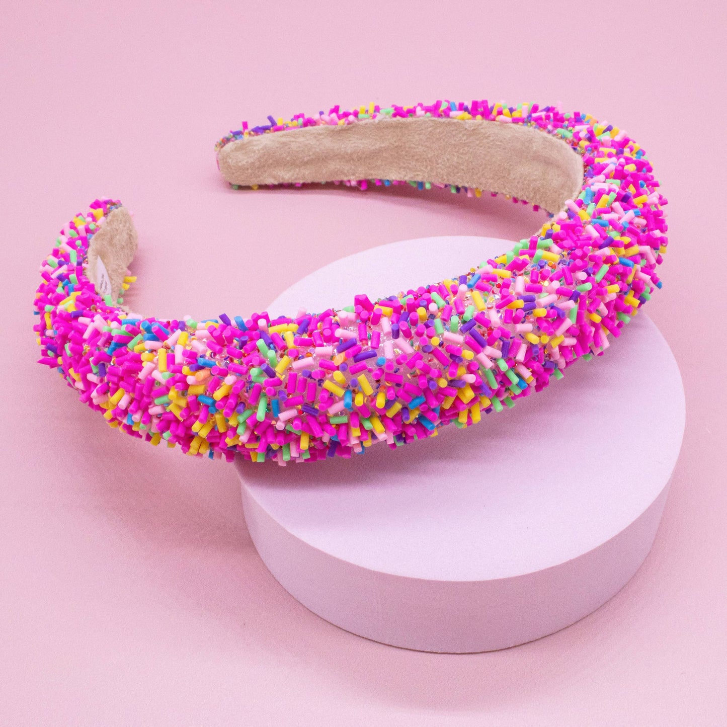 Rainbow Confetti Sprinkles Headband