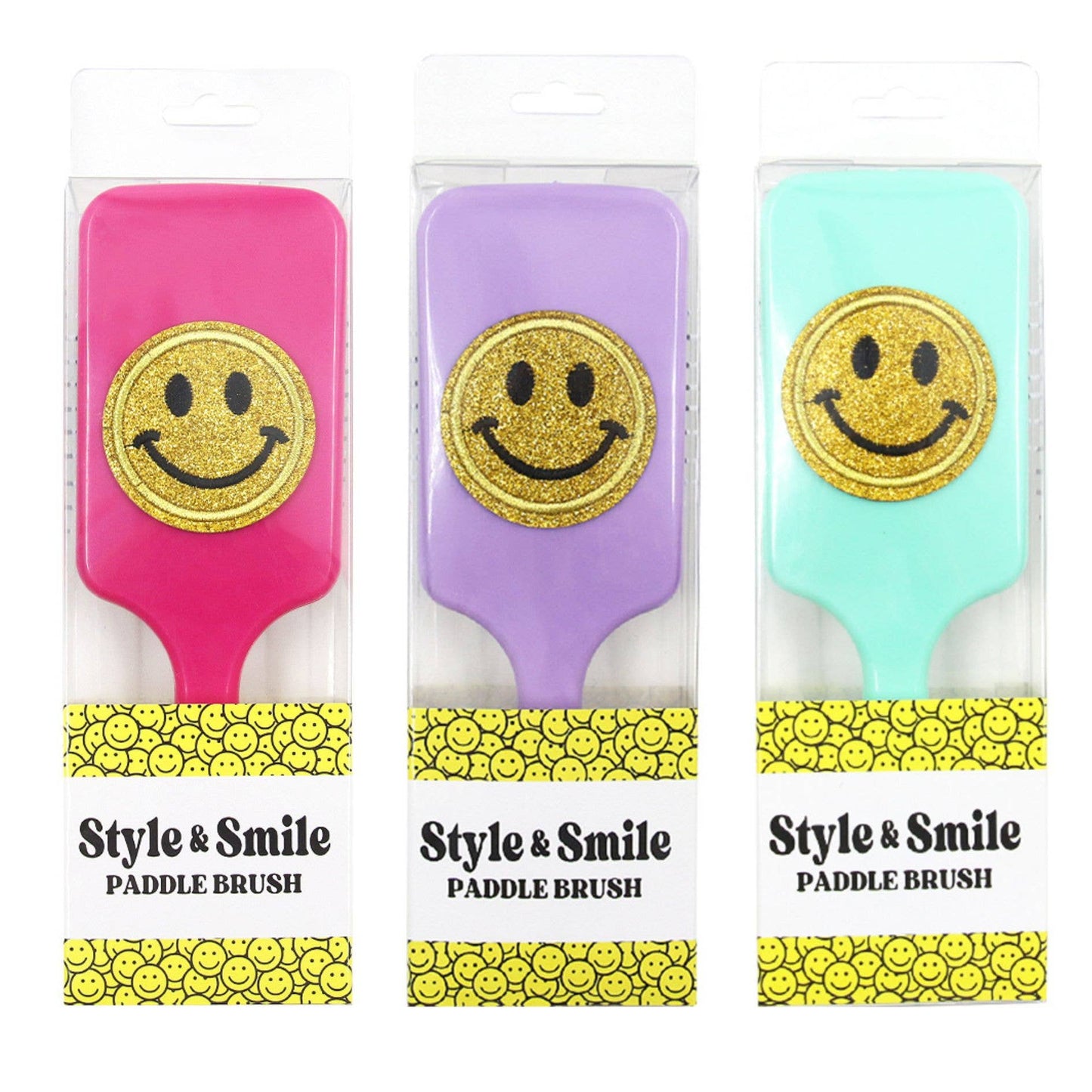 Varsity Style & Smile Hair Brush