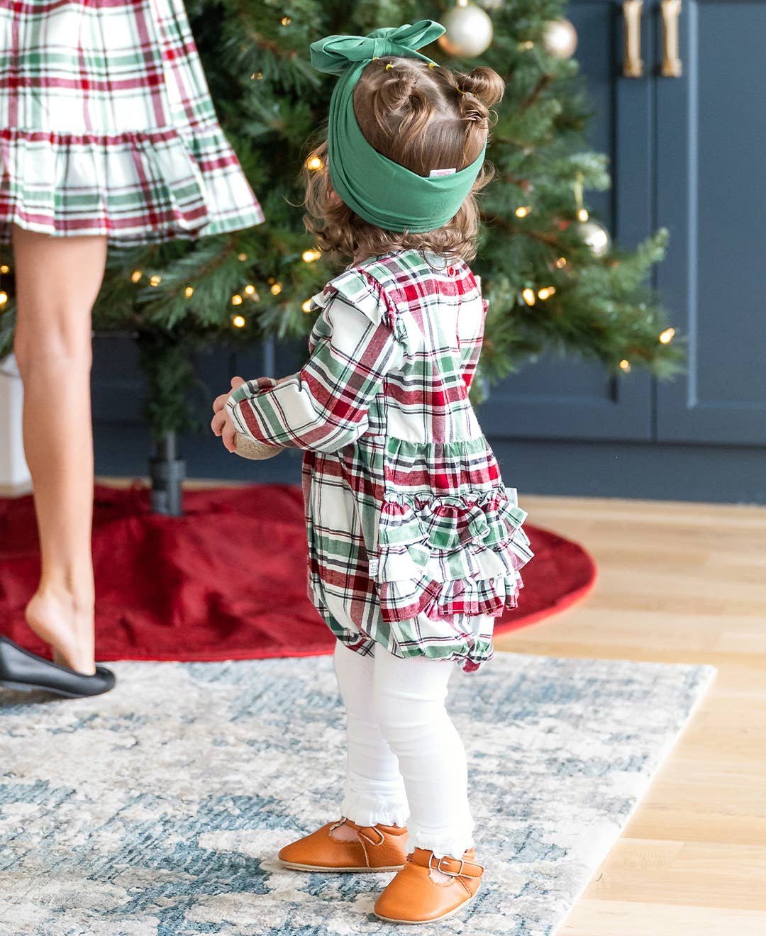 RuffleButts + RuggedButts - Girls White Footless Ruffle Tights
