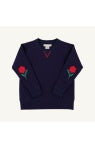 TBBC | Cassidy Comfy Crewneck - Girls - French Terry - Nantucket Navy/Flowers