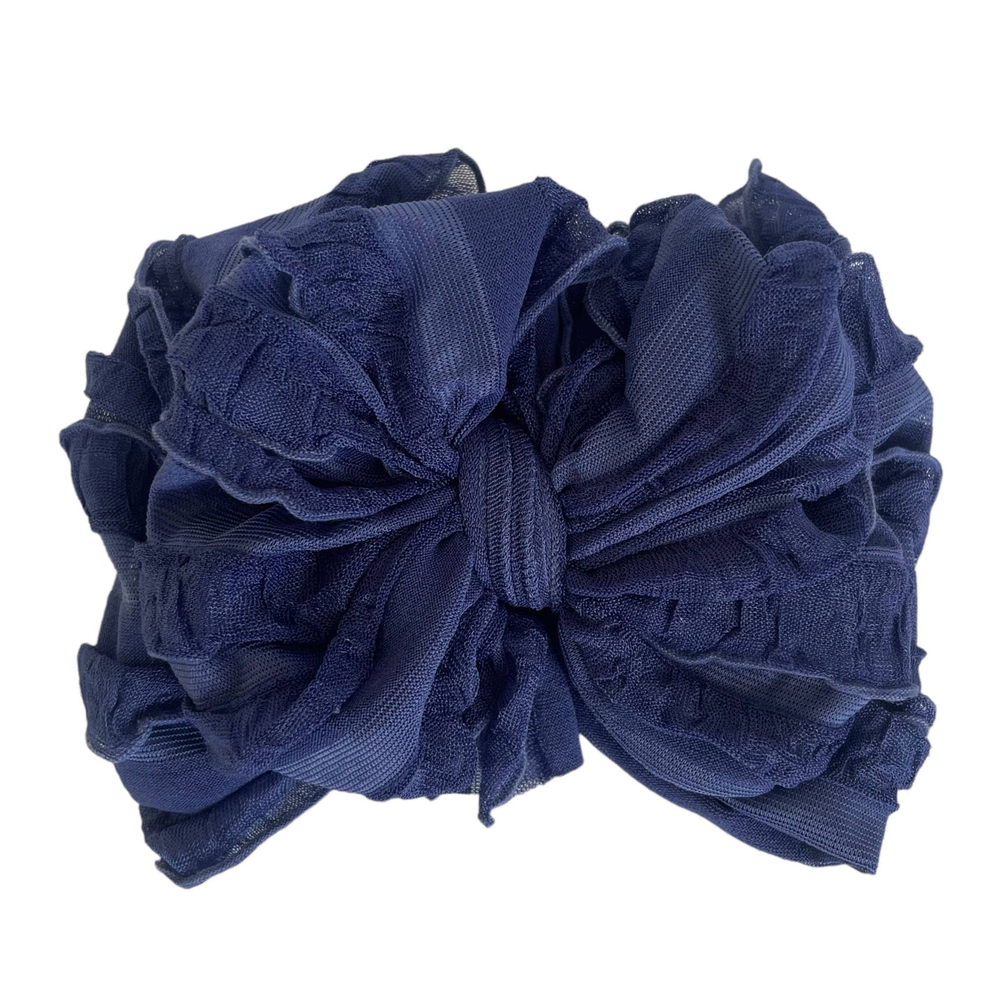 Rockin Royalty - Navy Ruffled Headband