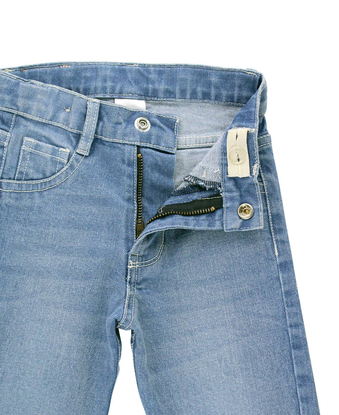 RuffleButts + RuggedButts - Boys Light Wash Denim Jeans
