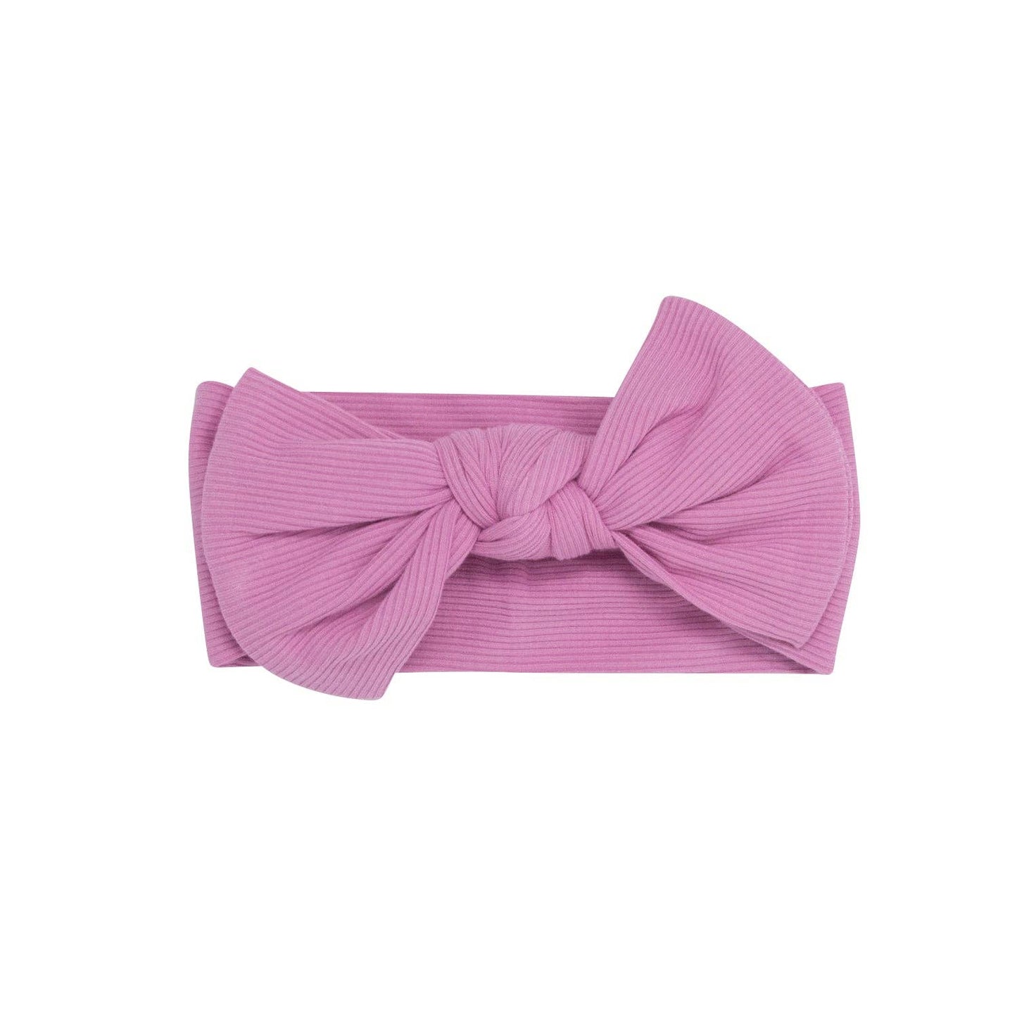 Sweet Bamboo - Knotted Bow - Cashmere Rose Ribbed