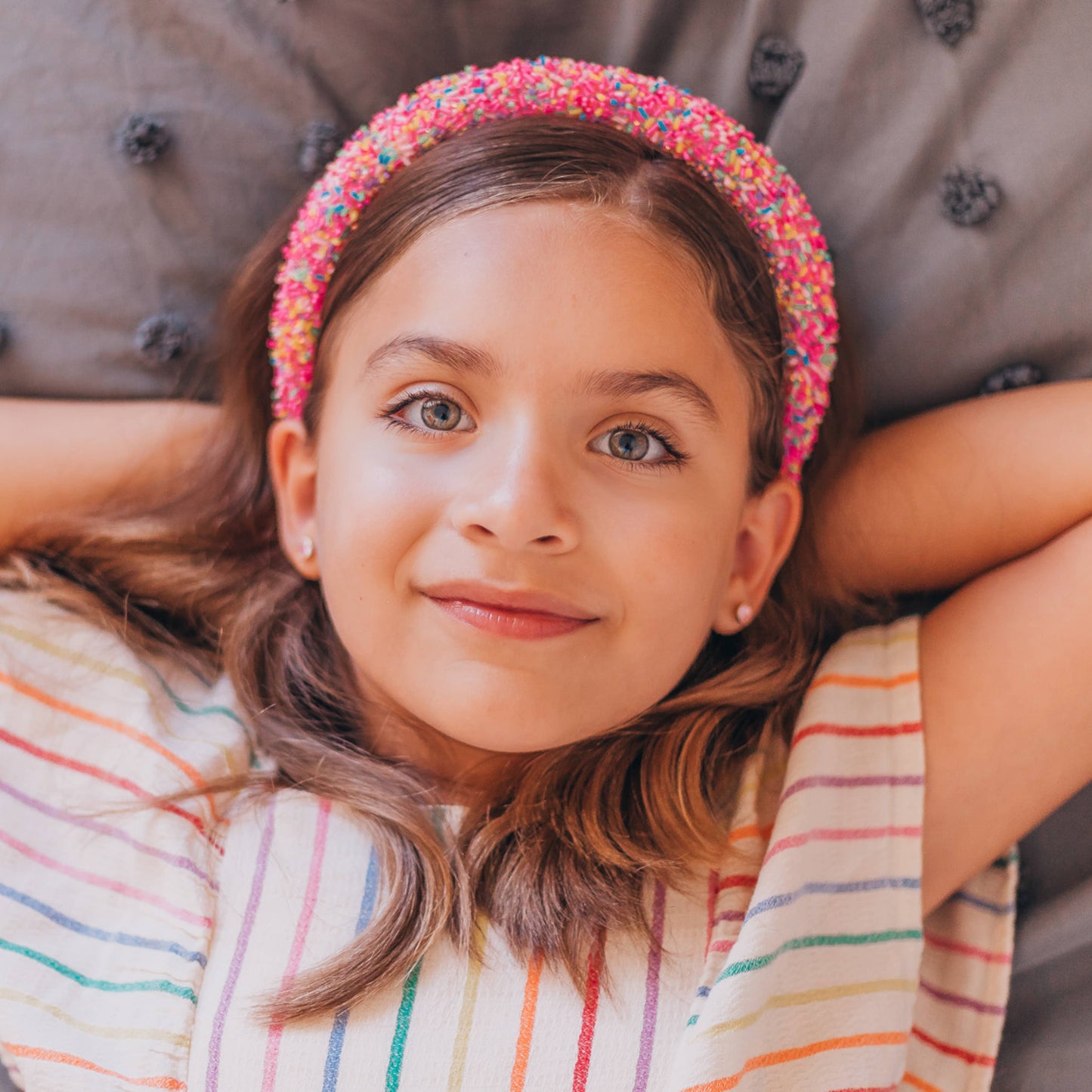 Rainbow Confetti Sprinkles Headband