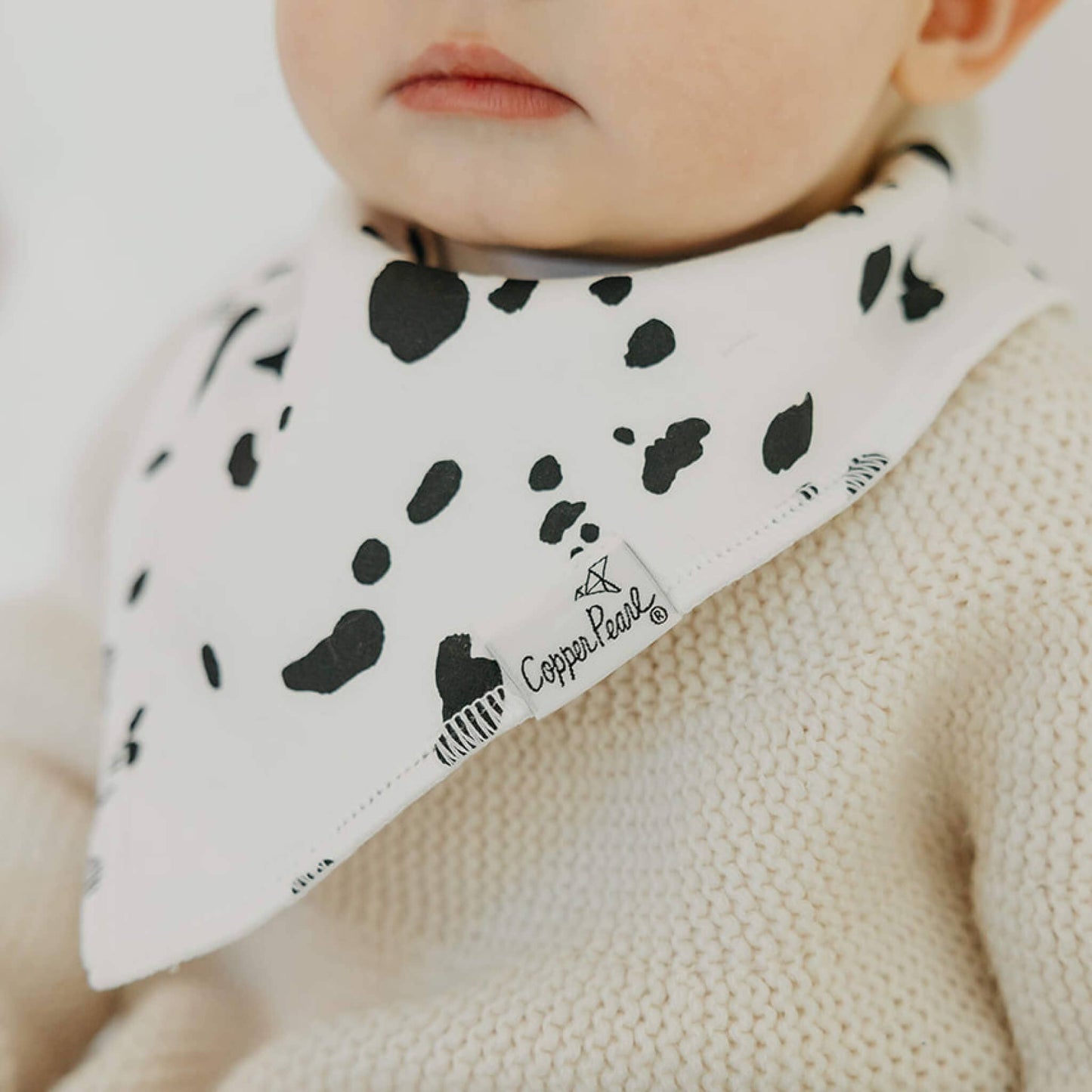 Copper Pearl | 4 Pack Baby Bandana Bibs - Rufus