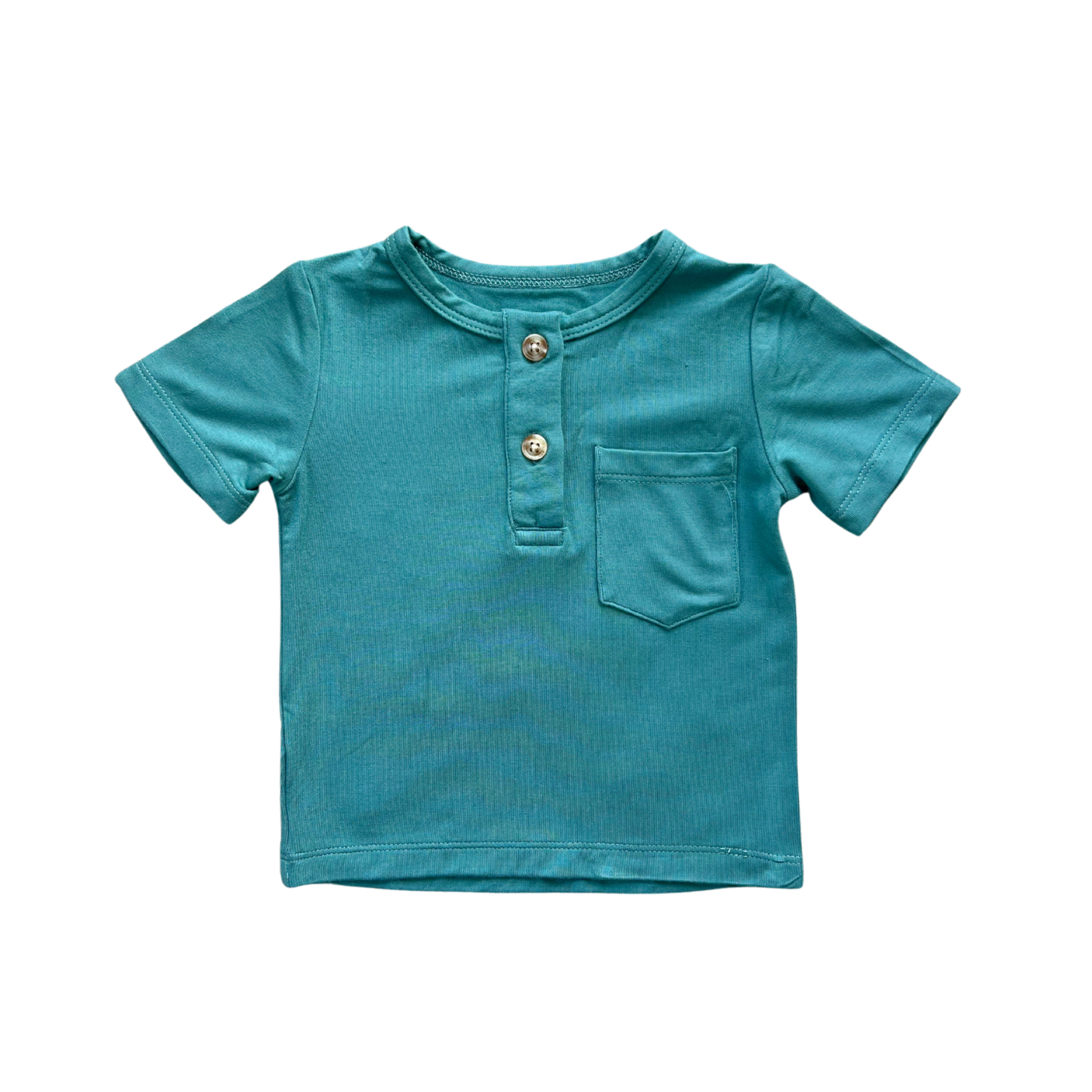Bamboo Short Sleeve Henley Shirt