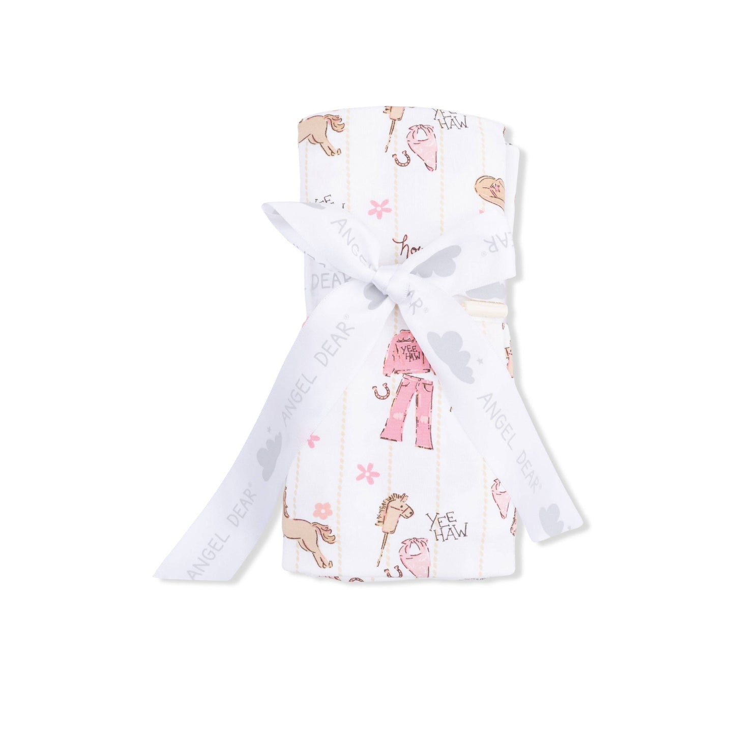 Angel Dear | Cowgirl Nursery - Swaddle Blanket