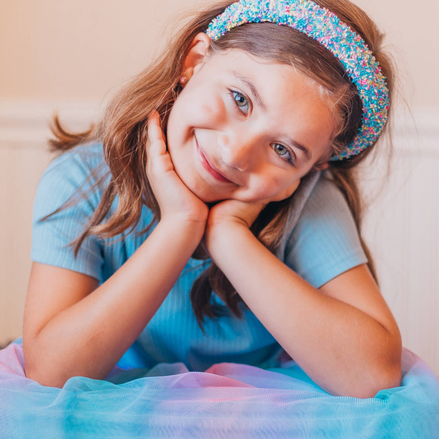 Rainbow Confetti Sprinkles Headband