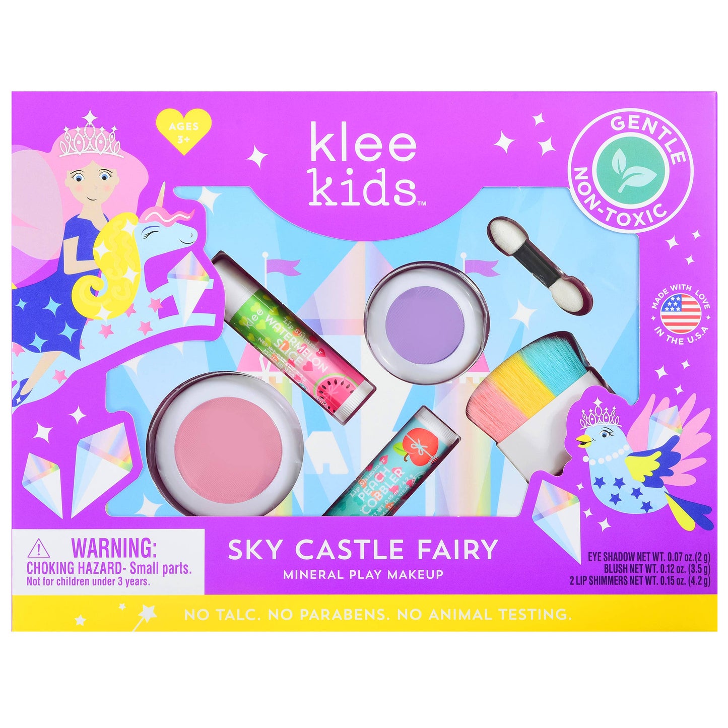 Klee Naturals - Crystal Palace Fairy - Klee Kids Play Makeup 4-PC Kit