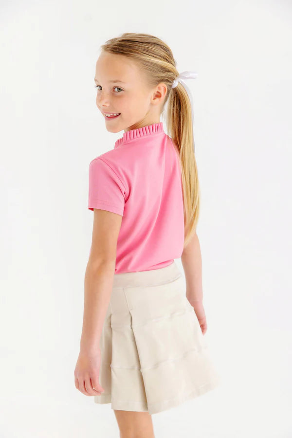 TBBC | Prepletic™ Prep School Skort - Keeneland Khaki with Palmetto Pearl
