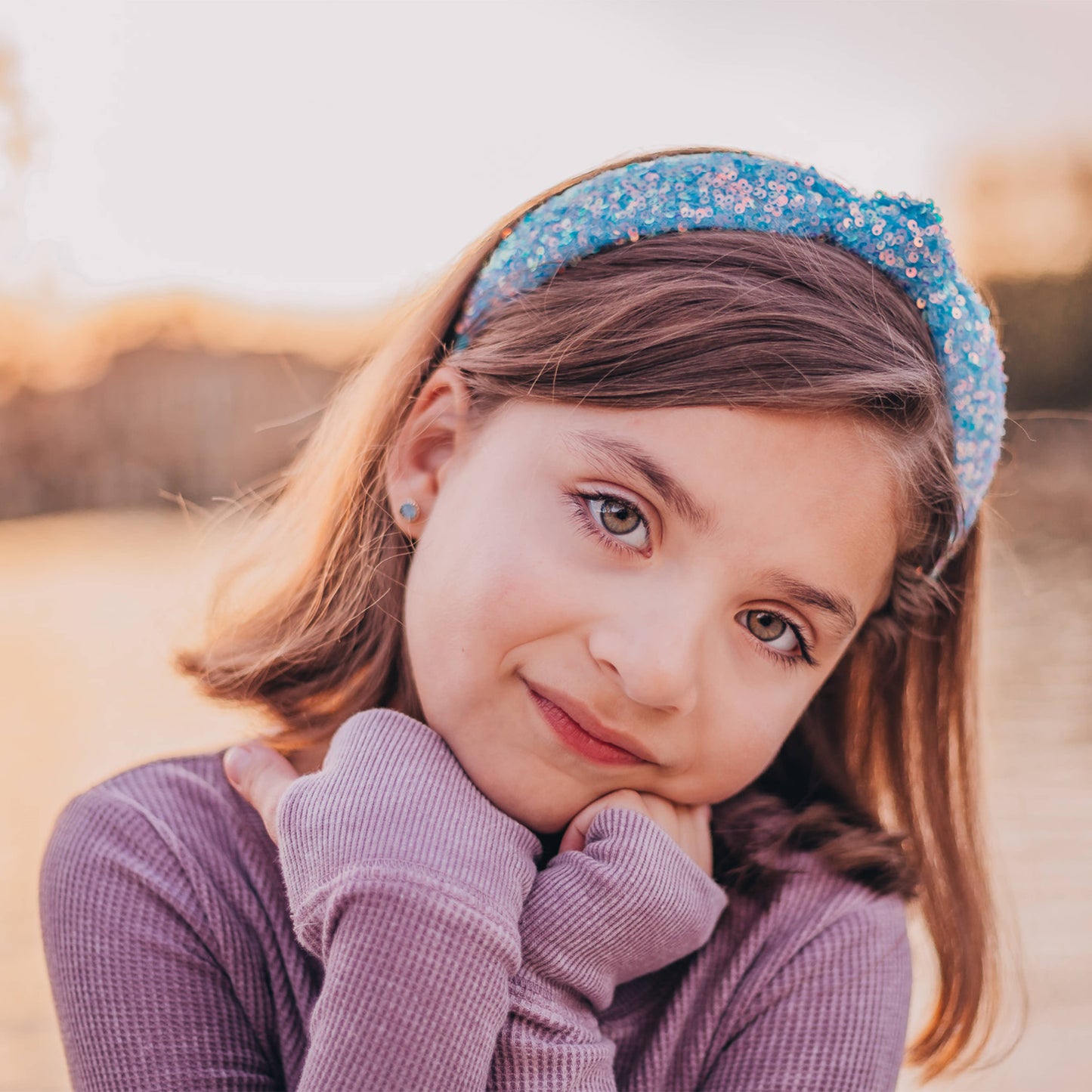 Confetti Sequin Knotted Headband