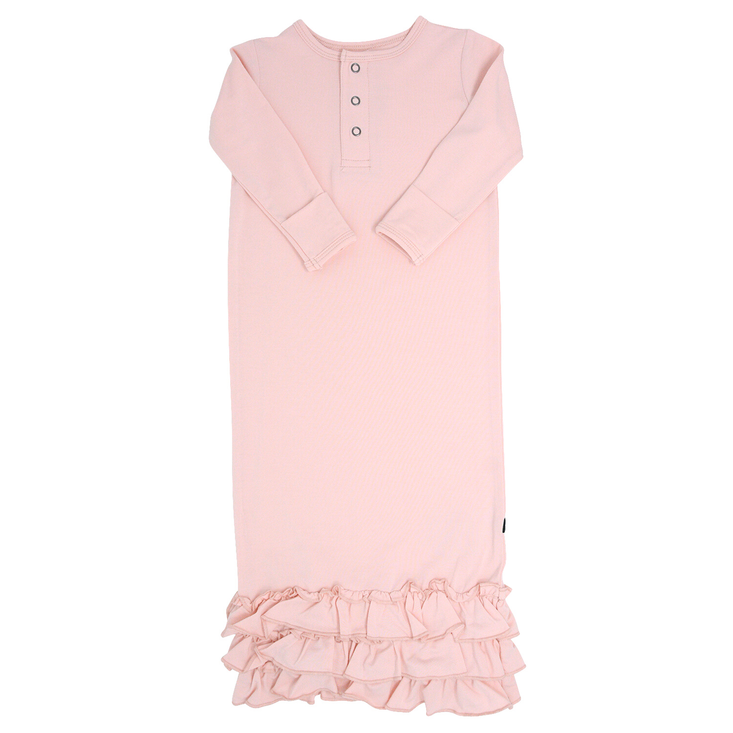 Ruffle Gown© and Knot Hat - Pink Blush