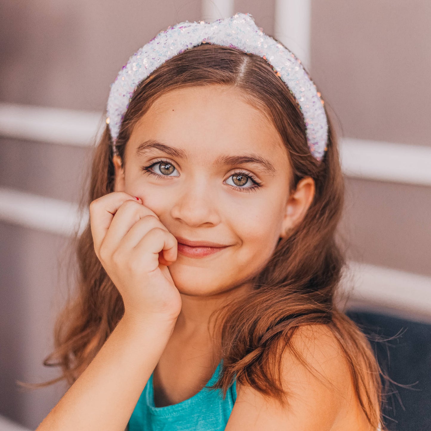 Confetti Sequin Knotted Headband