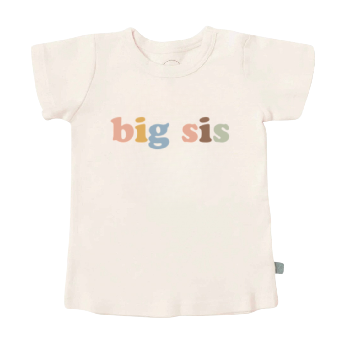 organic cotton tee | big sis