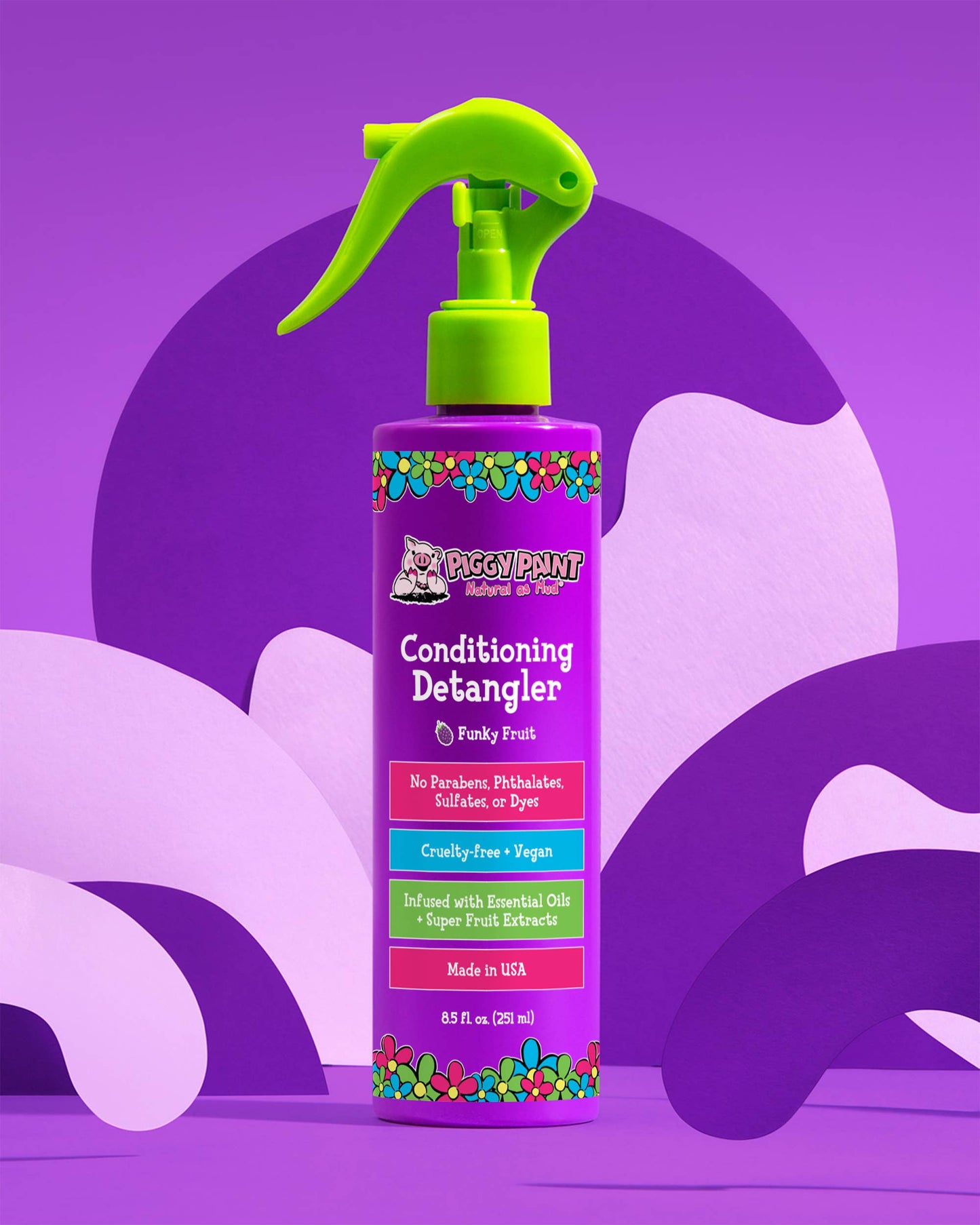 Funky Fruit Conditioning Detangler Non-toxic Hair Care