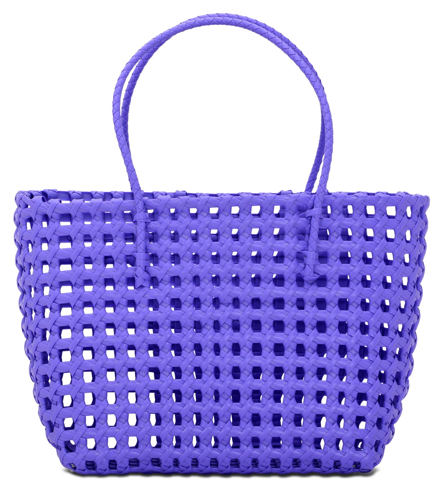 Large Purple Woven Tote