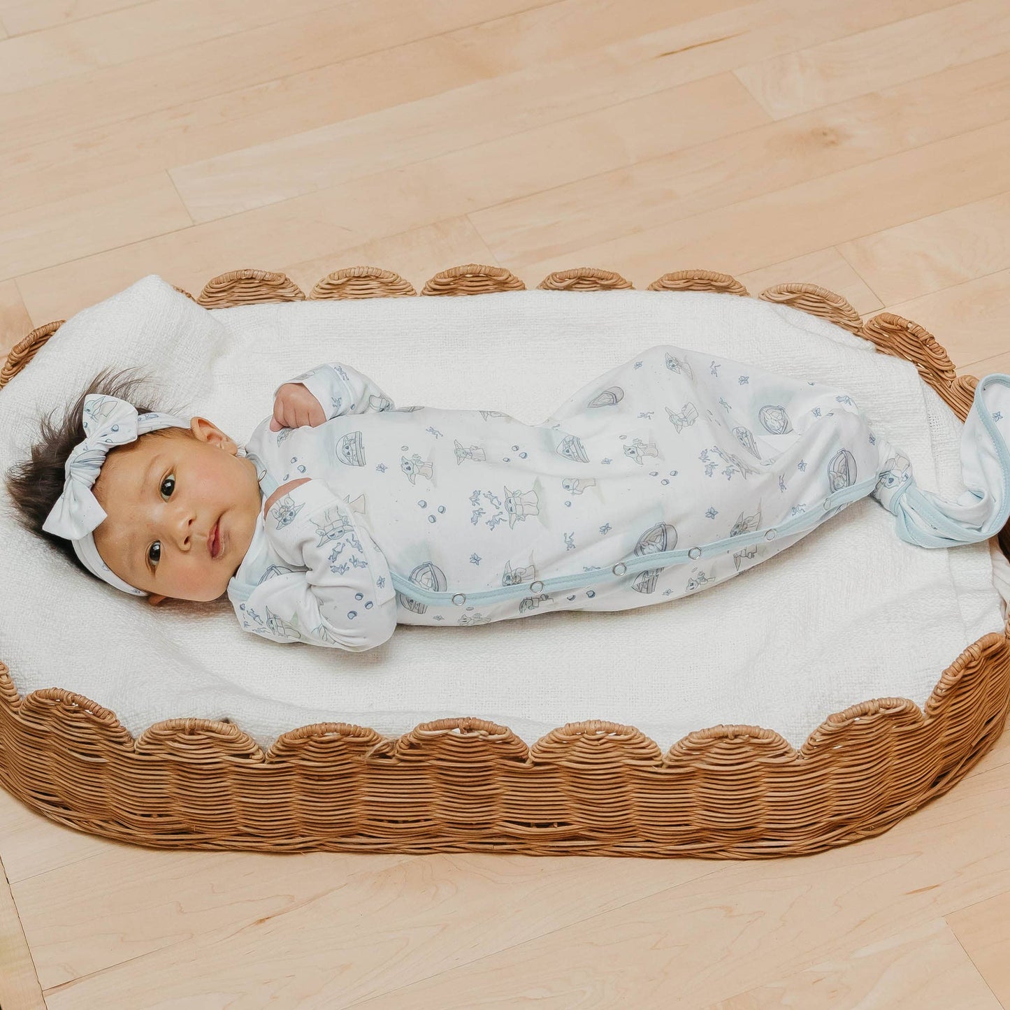 Copper Pearl | Newborn Knotted Gown - Star Wars Grogu