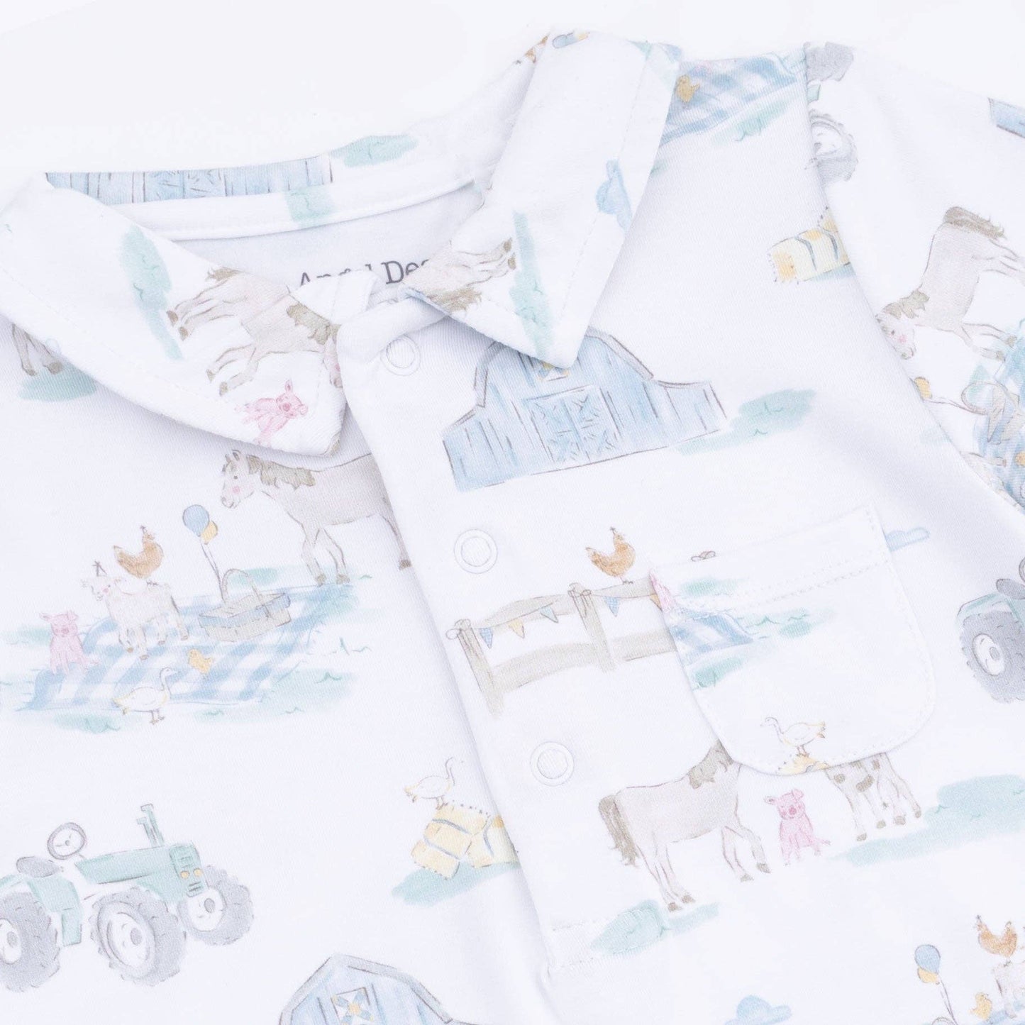 Angel Dear | Farm Animal Party - Polo Shortie