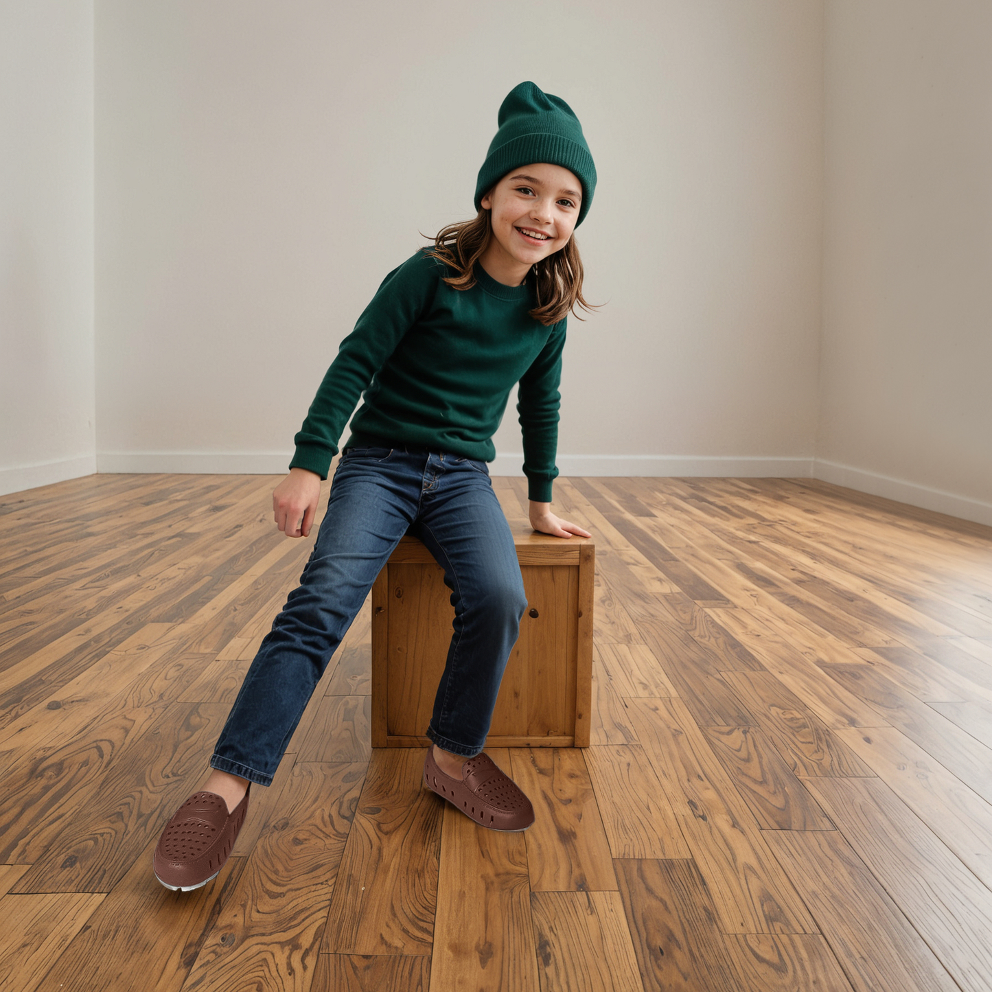 Floafers - KIDS PRODIGY DRIVER DRIFTWOOD BROWN/COCONUT
