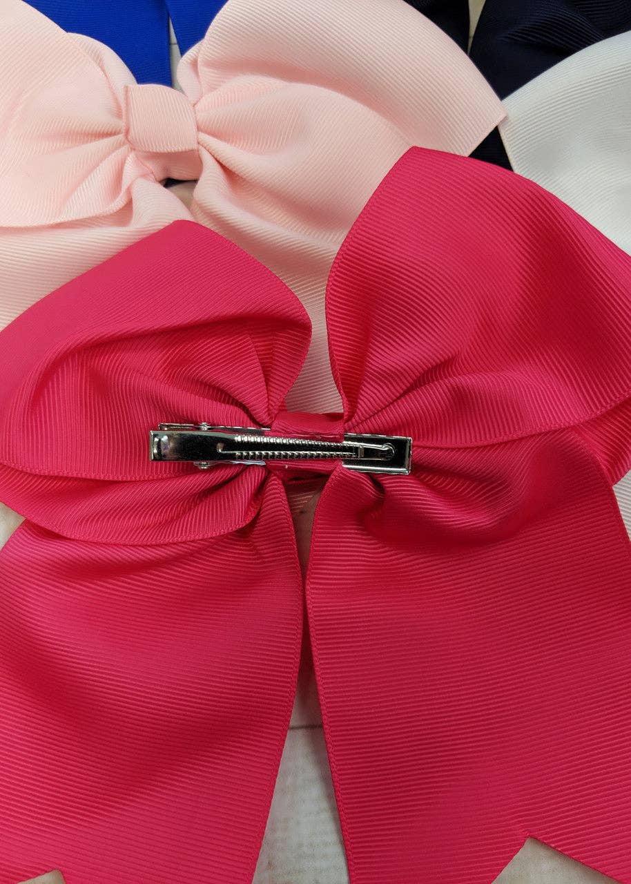 6" Cheer/Dance Bow - Alligator Clip