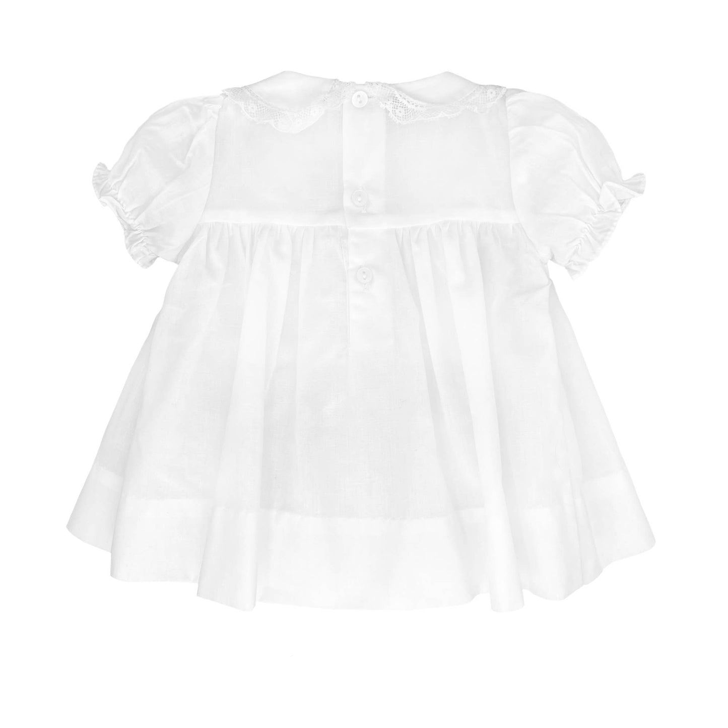 Fully Smocked Dress with Lace