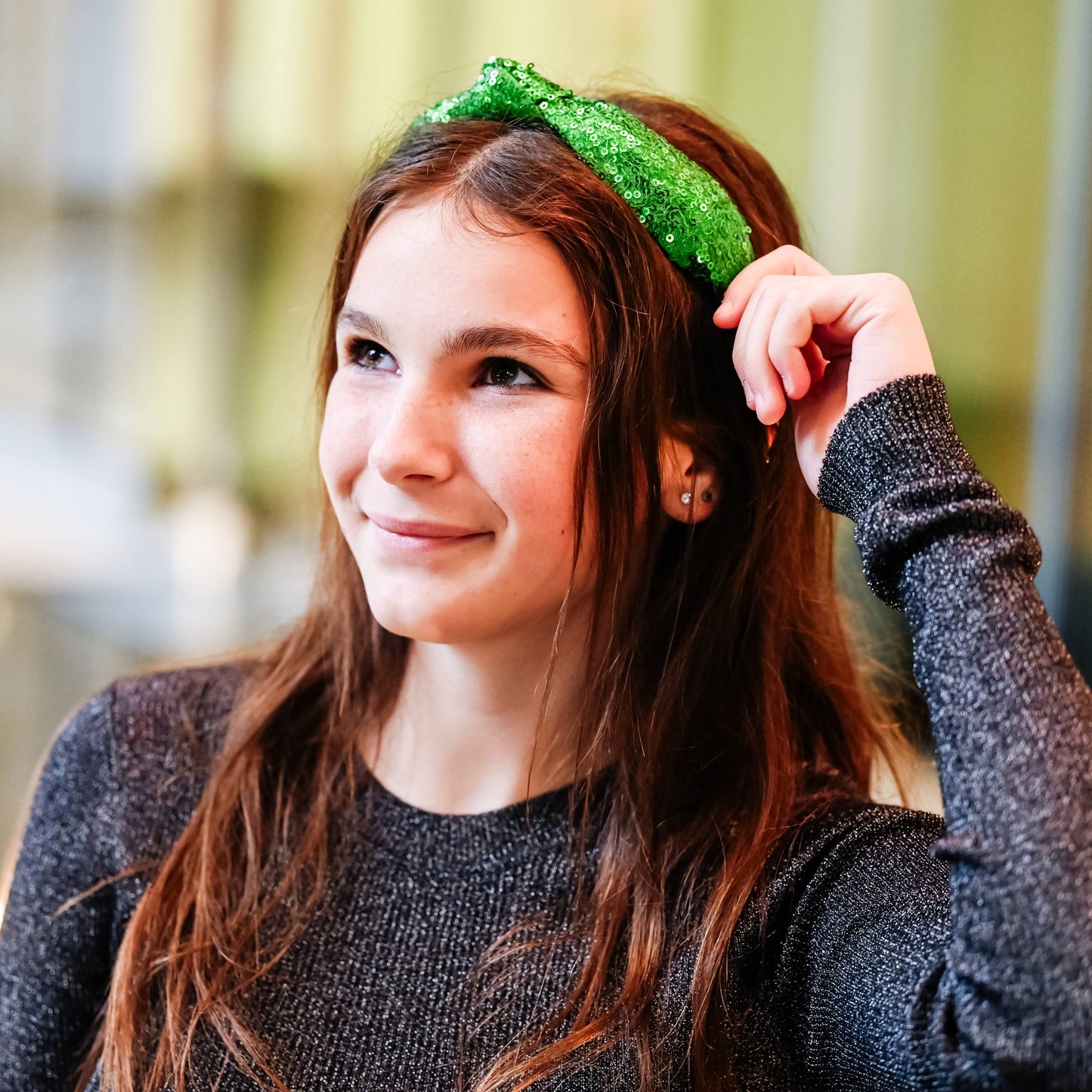 Sequin Knotted Headband