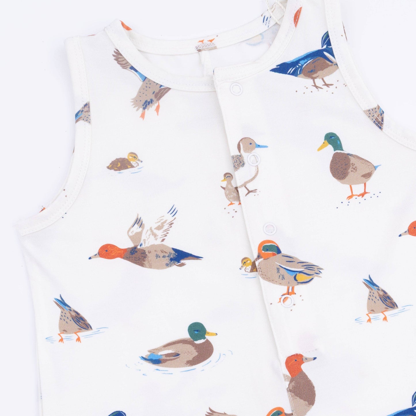 Angel Dear | Ducks - Sleeveless Shortie Romper