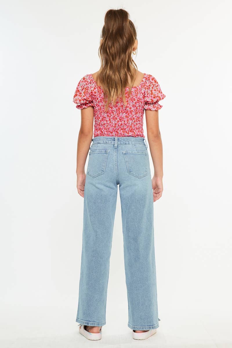 Kan Can USA - Aurora High Rise Wide Leg Jeans