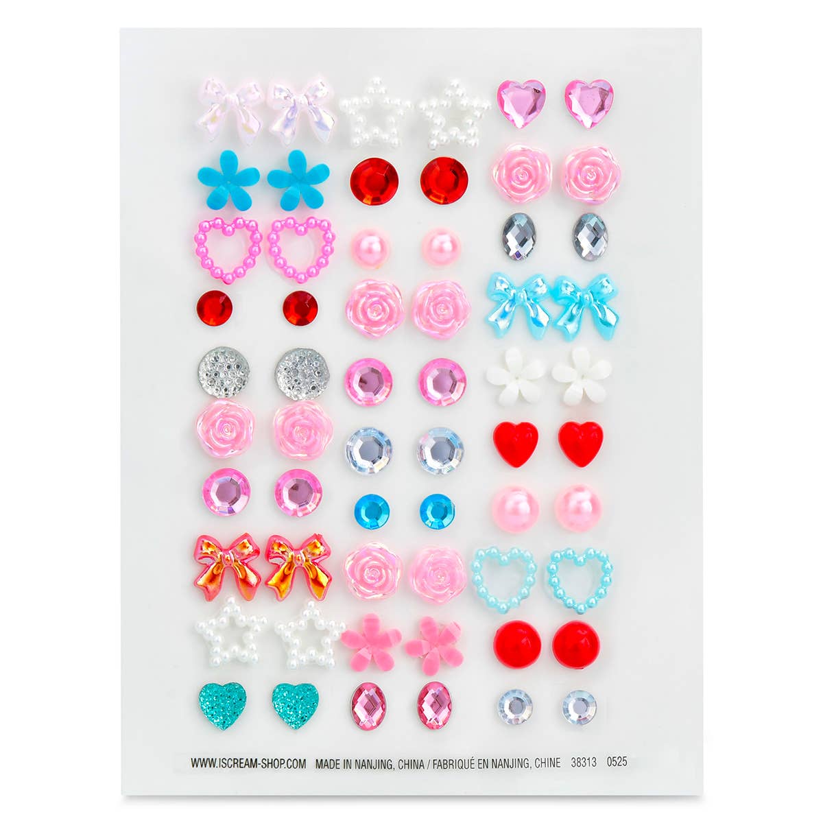 Iscream - Sparkly Stick-On Earrings
