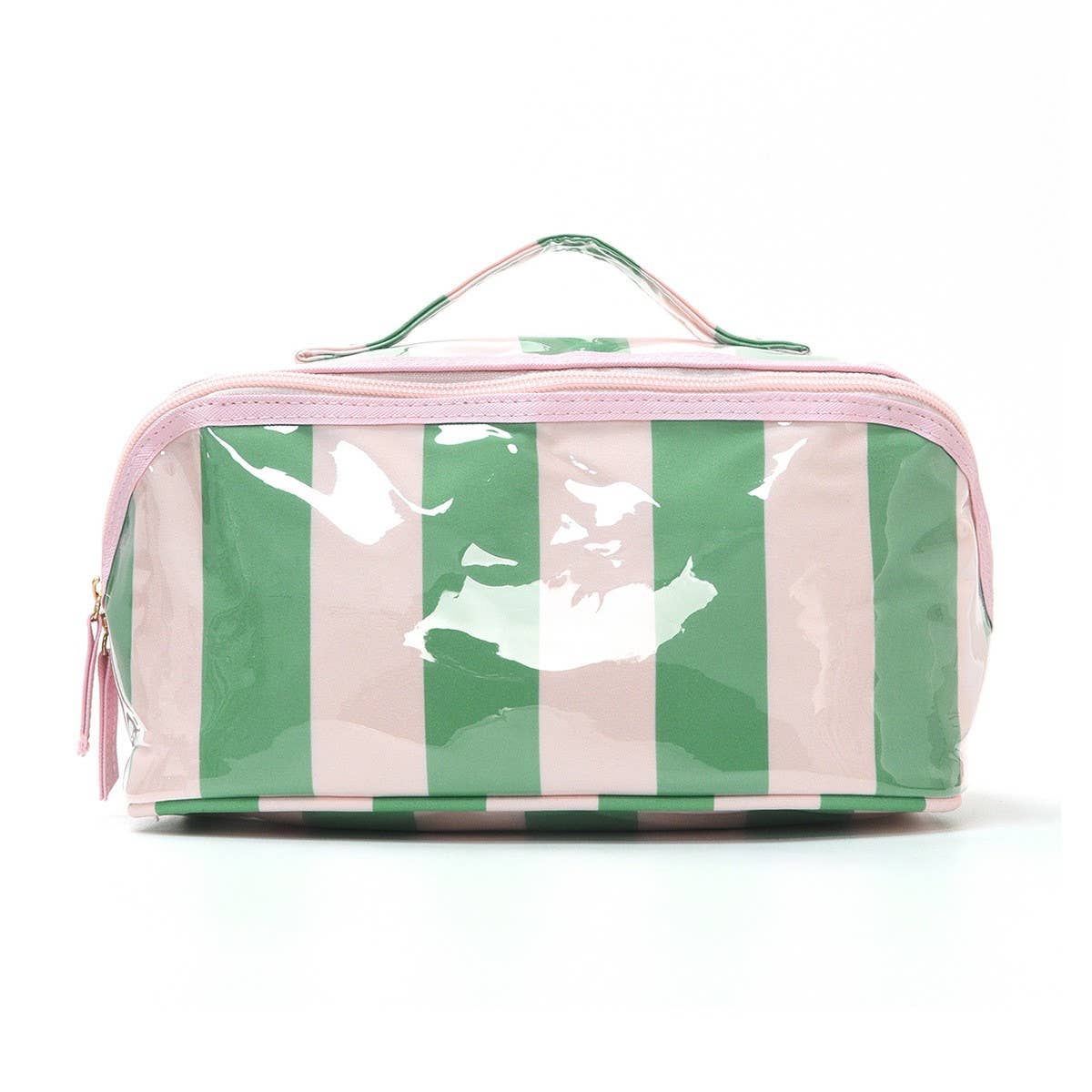 Vinyl Open-Flat Cosmetic Pouch
