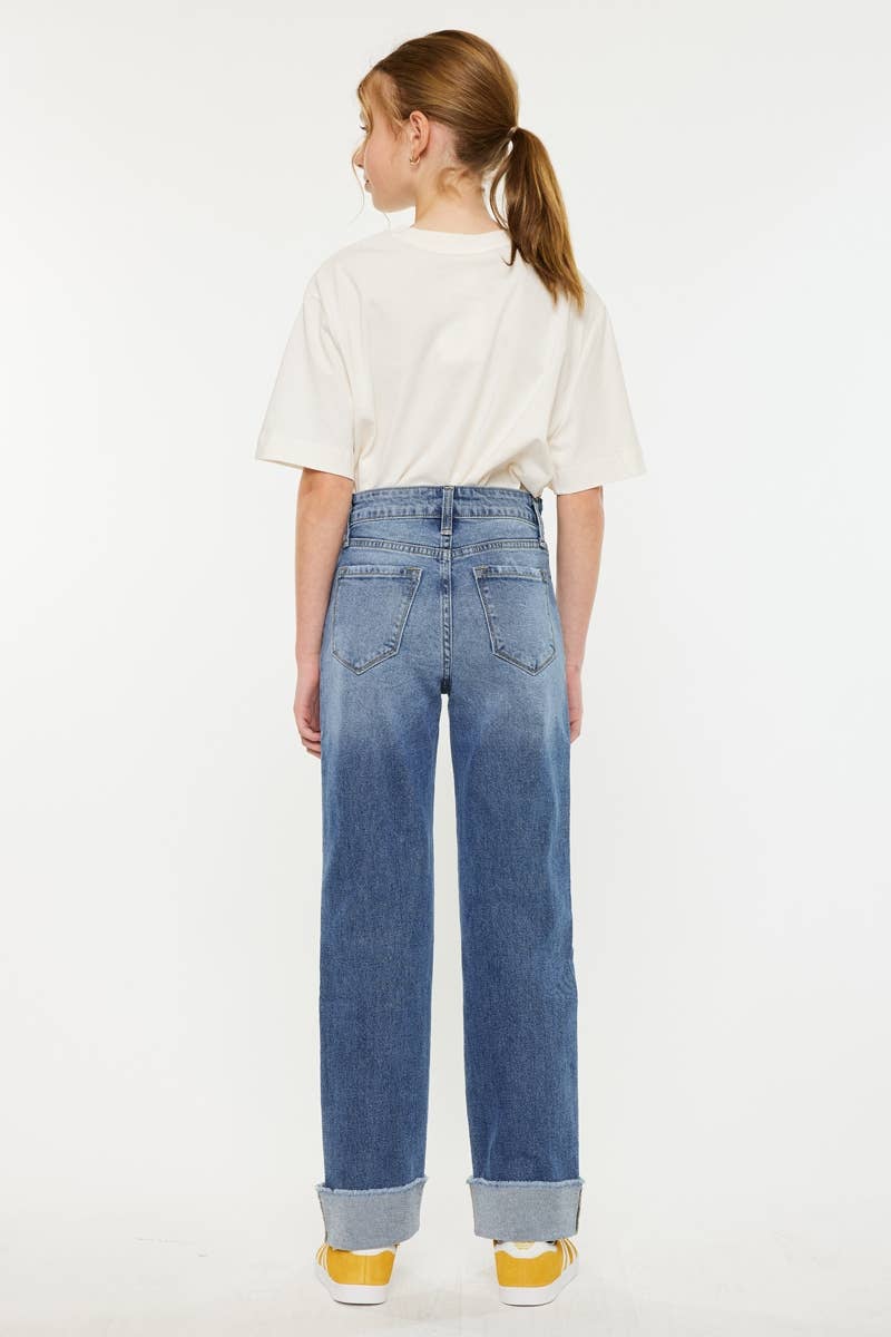 Kan Can USA - Nia High Rise Straight Jeans