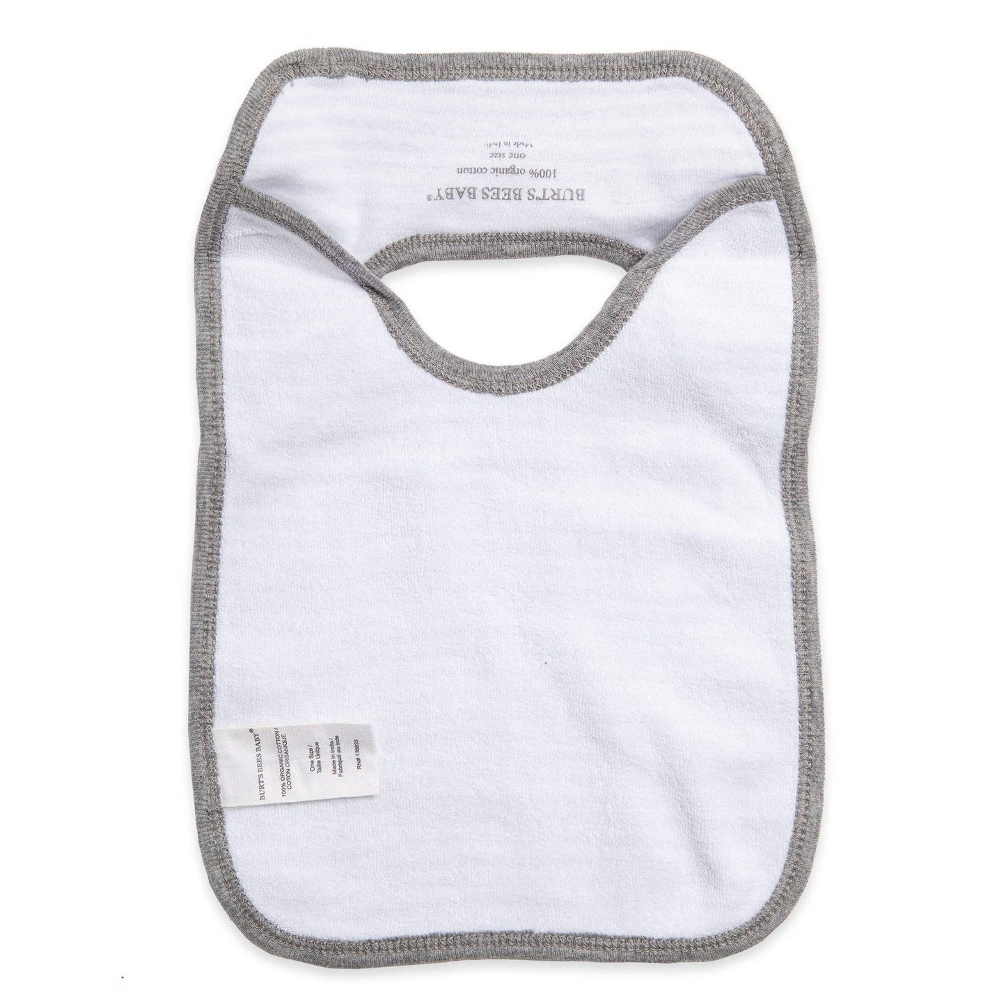 Bee Essentials Set of 4 Bibs - Heather Gray | Organic Cotton