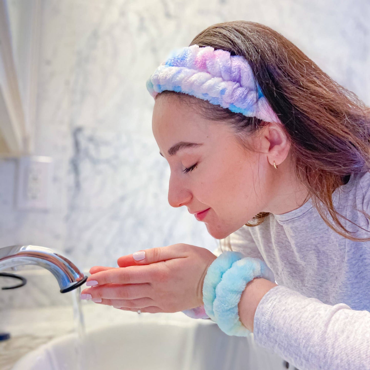 Spa Headband & Wristband Set