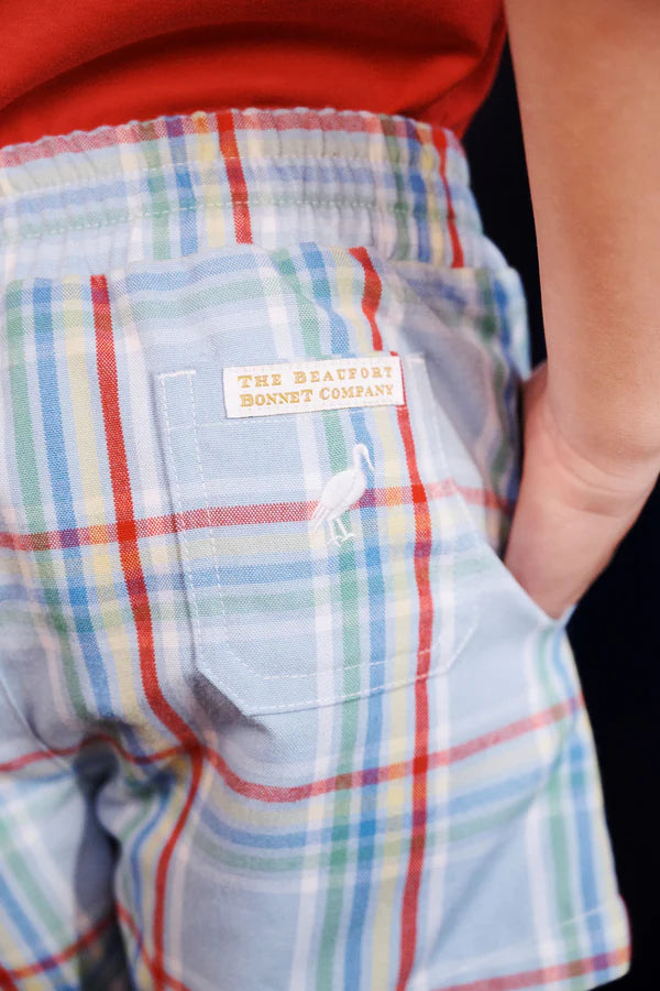 TBBC | Sheffield Shorts - Kensington Court Plaid with Worth Ave White