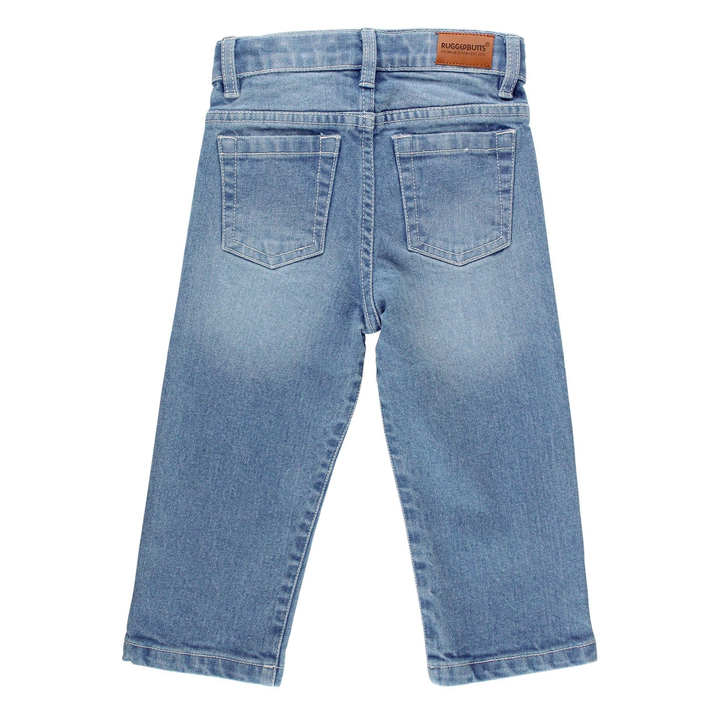 RuffleButts + RuggedButts - Boys Light Wash Denim Jeans