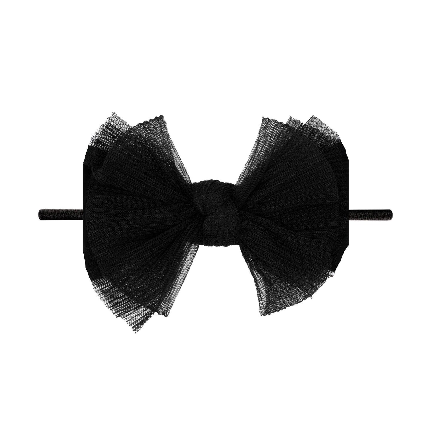 Baby Bling® Tulle FAB® Skinny nylon headband with tulle bow