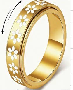 Daisy Spinner Ring