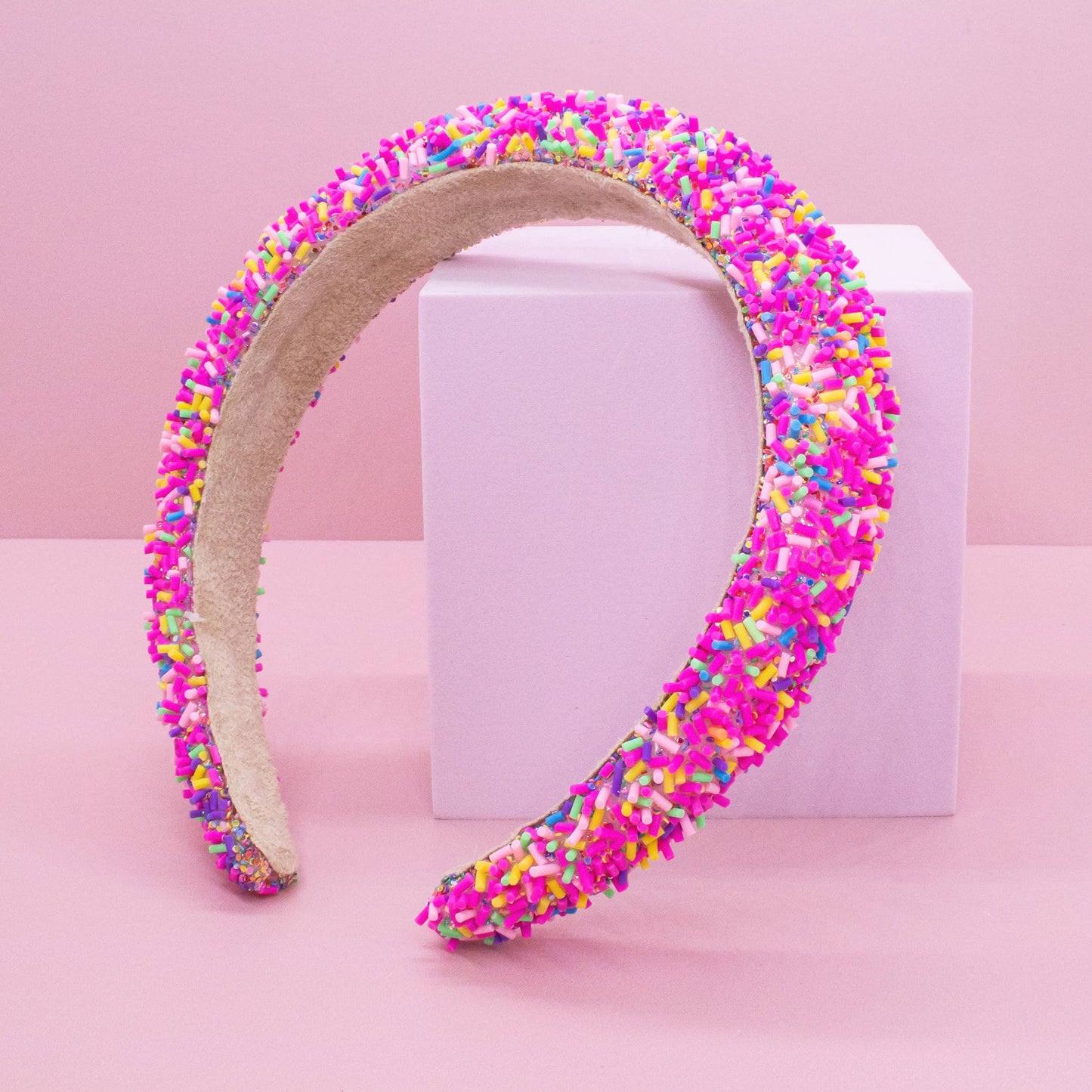 Rainbow Confetti Sprinkles Headband