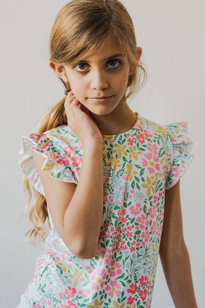 Daffodils Ruffle Tee