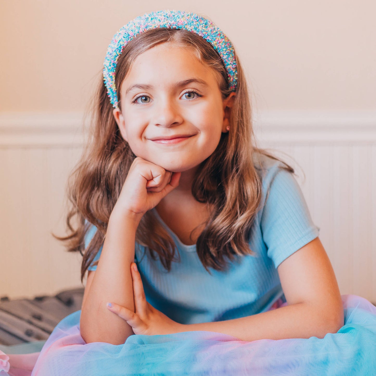 Rainbow Confetti Sprinkles Headband