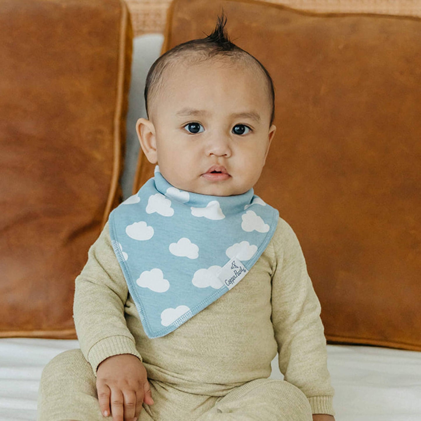 Copper Pearl | 4 Pack Baby Bandana Bibs - Farmstead