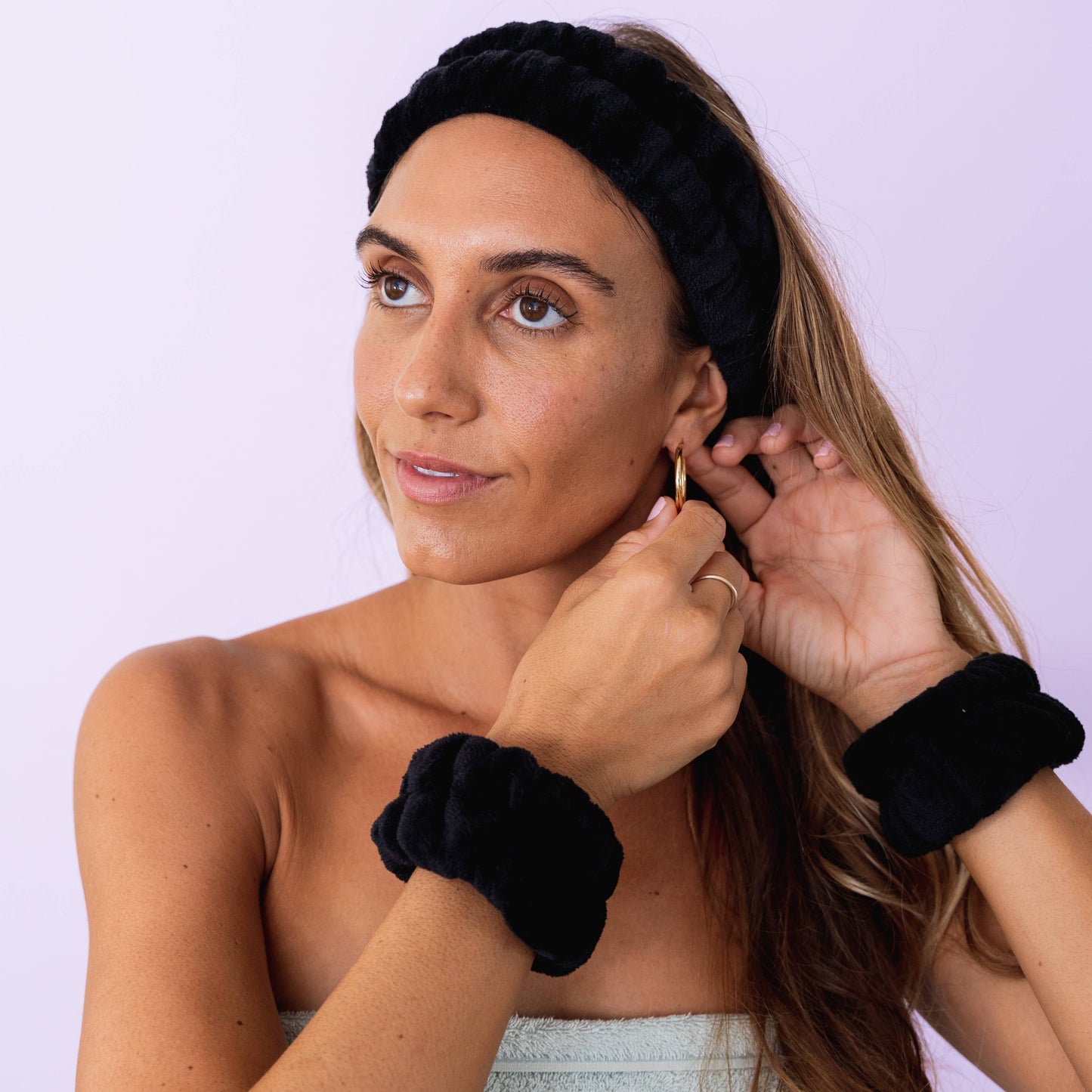 Spa Headband & Wristband Set