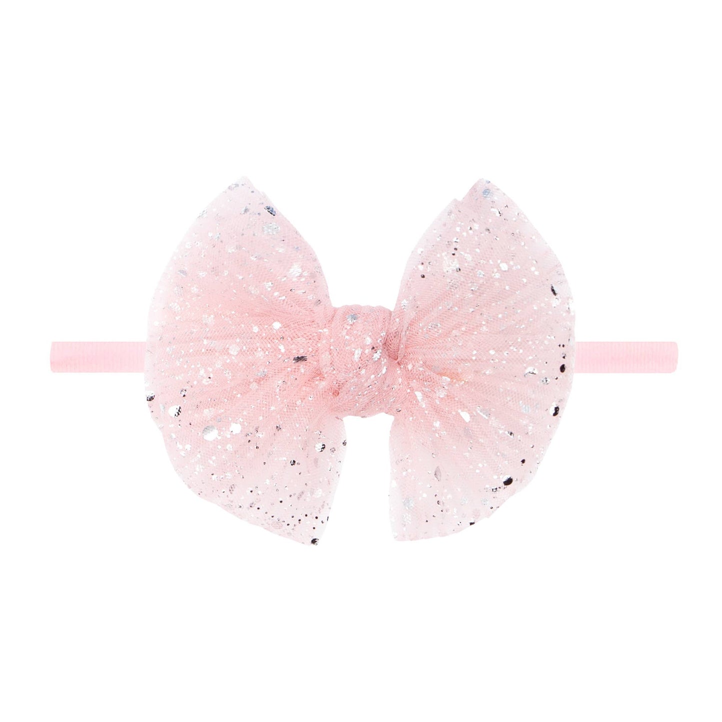 Baby Bling® Tulle FAB® Skinny nylon headband with tulle bow