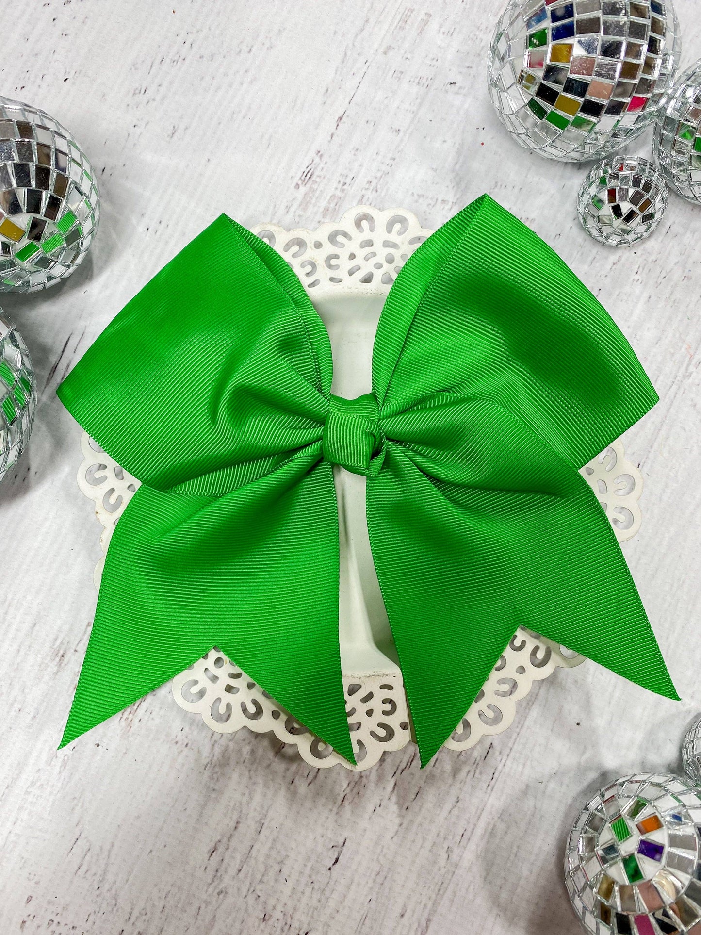 6" Cheer/Dance Bow - Alligator Clip