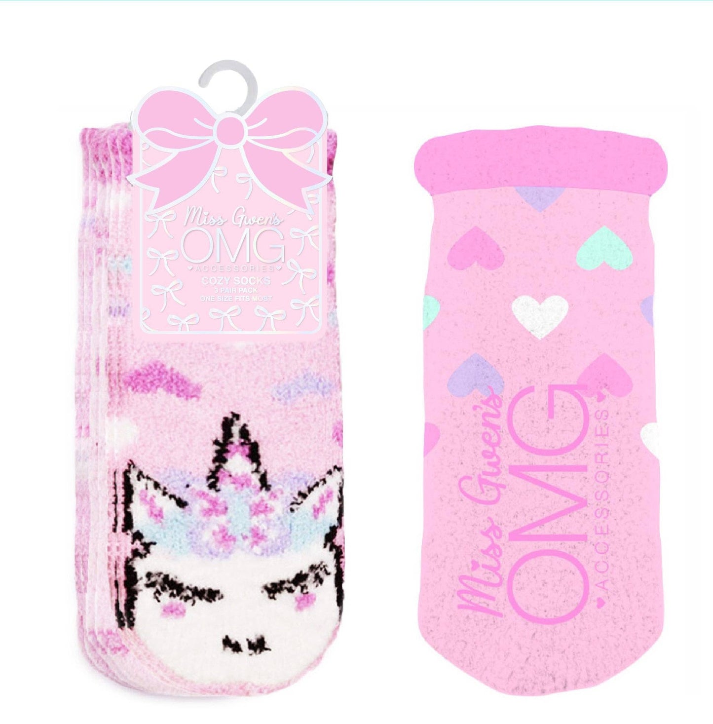 OMG Accessories - Miss Gwen Unicorn Cozy Socks Set