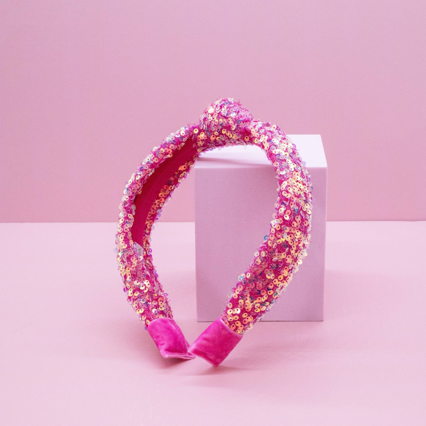 Confetti Sequin Knotted Headband